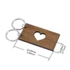 Keychains Lanyards 100pcs Blank Holzschlüsselketten Holz Pet ID Tags Hund Id Kragen Anhänger Holzschlüsselrang Handarbeit DIY Zauberzubehör Großhandel 230823