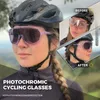 Oczarowane okulary Kapvoe Sport czerwony niebieski pochromic okulary przeciwsłoneczne okulary rowerowe UV400 dla mężczyzn kobiety mtb drogowe gogle 230824