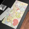 Alfombrillas de ratón muñeca rosa Sumikko Gurashi alfombrilla de ratón Gabinete Gamer Mesa accesorios de juego teclado escritorio Mat Mousepad R230824