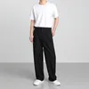 Pantaloni da uomo 2023 abito coreano in stile coreano gamba dritta alla moda di colore solido versatile versatile destro casual piccoli pantaloni