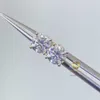 Горячая распродажа классическая 4 Prong Sup Pass Tester Мужчины женщины Moissanite 10k 18k Real Gold 14k серьги