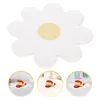 Disposable Dinnerware 20 Pcs Flower Plate Dinner Tablewares Holiday Paper Serving Trays Dessert Party Bride Cake Decoration