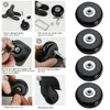 Väskdelar Tillbehör 4st Black Mute Bagage resväska Ersättningshjul Axlar Reparationssats Dia. 40mm/45mm/50mm inline skate hjul med lager 230824