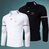 Mens Polos HDDHDHH Fall Long Sleeve Lapel Polo Shirt 230823