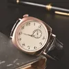 Orologi da polso per uomini nuovi orologi da uomo sei punti tutti quadranti da lavoro orologio top top di lusso cronografo cronometro cronometro e cintura in pelle alla moda breit