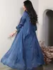 Etniska kläder marocko party klänning kvinnor abaya 2 bit set silkeslen satin dubai muslimska klänningar eid kaftan kväll lång mantel vestidos abayas robe 230824