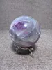 Dekorativa föremål Figurer Natural Fluorites Sphere Reiki Healing Stone Home Decoration Exquisite Gift Souvenir Gift 230823