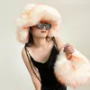 Scarves Y2K Millennium Girl Autumn Winter Fur Hats Handbag Sets for Women Men Girl Thick Hip Pop Furry Fluffy Faux Fur Hat Winter Bag 230823