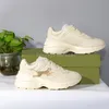 Designer Rhyton Freizeitschuhe, mehrfarbig, für Damen und Herren, Sneakers, Vintage-Stil, echte Schuherhöhung, Plattform, Freizeit-Sneaker, Box 35–46