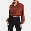 Sudaderas con capucha para mujer, Sudadera con capucha borrosa de invierno, ropa de calle de manga larga con cremallera, Pulovers recortados, ropa estética, Sudaderas