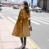Qnpqyx kobiet wykopa długie sekcja solidne kurtki lekkie swobodne damskie kolekcja wiatrówki koreańska koreańska moda płaszcz mody