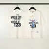 Roupas de moda de grife de luxo Tees camisetas camisetas High Street American RRR123 Non nevo