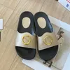 Slippers Designer Mens Womens Sandals Thick Sole Casual Slide Shoes Outside Wearing Beach Shoes 35-45