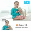 كاميرا IP Kawa 2K WIFI Camera Camera Baby/Pet Monitor اللاسلكي المراقبة الذكية Vision Night Vision AI AICT ACTION HKD230812