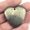 Pendant Necklaces 35x35mm 40x40mm Natural Pyrite Stone Beads DIY Loose For Jewelry Making