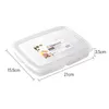 4 Grids Food Preparation Storage Box Compartment Refrigerator Freezer Organizers Sub-Packed Meat Onion Ginger Dishes Crisper HKD230810