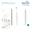 Tandborste zr z1s USB uppladdningsbar elektrisk tandborste Dupont Bristles Stylish Design Pares tandborste Set Adult Present Case 230824