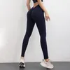 Leggings femininos Moda Hip Lifting Running Yoga Sport Gym Tights Pantalones Women Women Ensamless Solid Knit