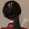 Pinces à cheveux bâtons de bambou traditionnels, épingles à cheveux de Style ancien chinois, bâton de côtelette Vintage, couvre-chef pour femmes, bijoux