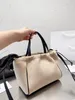 Italian brand designer bag simple and crisp canvas bag handbag one shoulder small shopping bag
