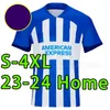 23 24 Maupay Cucurella Soccer Jerseys Webster Trossard March Mac Allister Mwepu Connolly Moder 2023 Away Men Camisa de fútbol Tamaño de la Seagullida S-4XL Men Kids Adultos Adultos Adultos