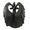 Objetos decorativos Figuras Satanás de cabra Baphomet estátua pendurada knocker placa decoração de parede decoração de placa artesanato ornamentos religiosos escultura decoração de casa 230823