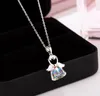 Pendant Necklaces Fashion Jewelry Cute Angel Necklace Crystal From Austrian Flashing For Woman Wedding Girl Gift