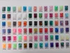 Lösa ädelstenar syntetiska opal leverantörsförsäljning 78 eller 92 färger färgkort stendiagram rektangel form platt bakpjol