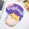 Mouse blocs pulso repousa kawaii anime bloco com suporte anti -slip silicone hand 3d desenho animado ratos fofos tape