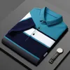 Herren Polos Sommer Hohe Qualität Männer Kurzarm T-shirt 95% Baumwolle Mehrfarbig Stil Business Revers Gestreiften Polo-Shirt 230823