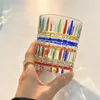 European whiskey glasses Hand-painted colorful glasses Creative wine glasses