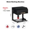 Desktop Nameplate Marking Machine 170x110mm Metal Engraver Electric/Pneumatic With Touch Screen 0.1-1mm Print Depth Adjustable