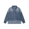 2023 Mens Jackets Classic Paris Style Denim Jacket Thin Coat Print Letter Casual Stylist Overcoat Outwear US M-XL