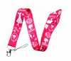 Designer Keychain Anime Princess Girl Lanyard voor Keys Mobiele telefoon Riem ID Badge Holder Hang Ropes voor anime -liefhebbers