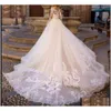 A-Line Dresses 2023 A Line Bohemia V-Neck Beach Tle Lace Applique Plus Size Bridal Gown Vintage Vestido De Novia For Women Custom Drop Dhu16