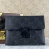 Väskor kosmetiska fall M82598 S LOCK POCHETTE CLUTCH HANDBAG TOTES Luxur Designer Purse Pouch Snabb leverans