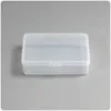 Small storage box transparent mini box desktop mini transparent plastic parts box item packaging box food grade polypropylene PP HKD230812