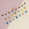 Strand Yastyt Bracciale fiore a margherita per donna ragazza y2k gioielli alla moda piccoli braccialetti regolabili corda regolare dei bracletti di perline delicati