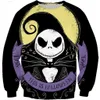 2023New Halloween 3D Skull Men tröja Hip Hop Tide Personlig huva tröja Fashion Pullover för män