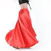 Wear Wear Woman 360 gradi Dancini Satin Gonne Belly Dance Big Swing Bellydance costumi viola Golda