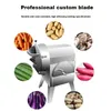 Coupe-légumes électrique Commercial, trancheur de carottes, broyeur, Machine à découper en dés