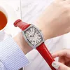 Zegarek 2023 Duży rozmiar mody Tonneau Watch Men Designer w pełni diamentowy mężczyzna zegarki kwarc