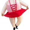 Party Decoration Halloween Sumo Wrestler Costume Inflatable Suit Blow Up Outfit Ballet Cosplay Dress For Men Women 150-195cm