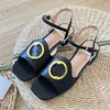 2023 Sandaler Designer Sandaler Kvinnor Brand Sandaler Designer Slippers Macaron tjock botten Non-halp Soft Bottom Fashion New G Family High Heel Jelly Shoes