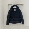 2023 Femme France Mens Down Veste Lettre Tricoté Femmes Parkas Panneau Casual TS Bomber Vestes Igners Hommes S Vêtements Décorations