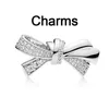 Charms Fashion Bow Fit armband 3mm Snake Chain Bead Sieraden Diy Hanger Bangle For Women Girl Cadeau