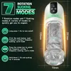 Masturbators HESEKS 7 Rotating Sucking Water SPA Automatic Male Real Pussy Adult Masturbation Sex Toys For Men Blowjob Machine 230824