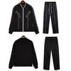 Mens Tracksuit Designer Tracksuit Polo Tracksuit مجموعة Amirri Suit Disual Suit الأنيقة المطبوعة العتيقة للرجال والنساء للركض