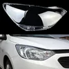 Carcasa de pantalla de lente de cristal frontal de coche para Chevrolet Sail 3 2015-2018, funda de luz transparente para coche, cubierta de faro