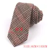 Neck Ties Skinny Wool For Men Women Wedding Tie Groom Woolen Boy Girls Slim Plaid Necktie Gravata Gifts Necktis 230824